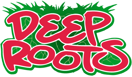 deep roots lawn and landscaping logo in springfield illinois