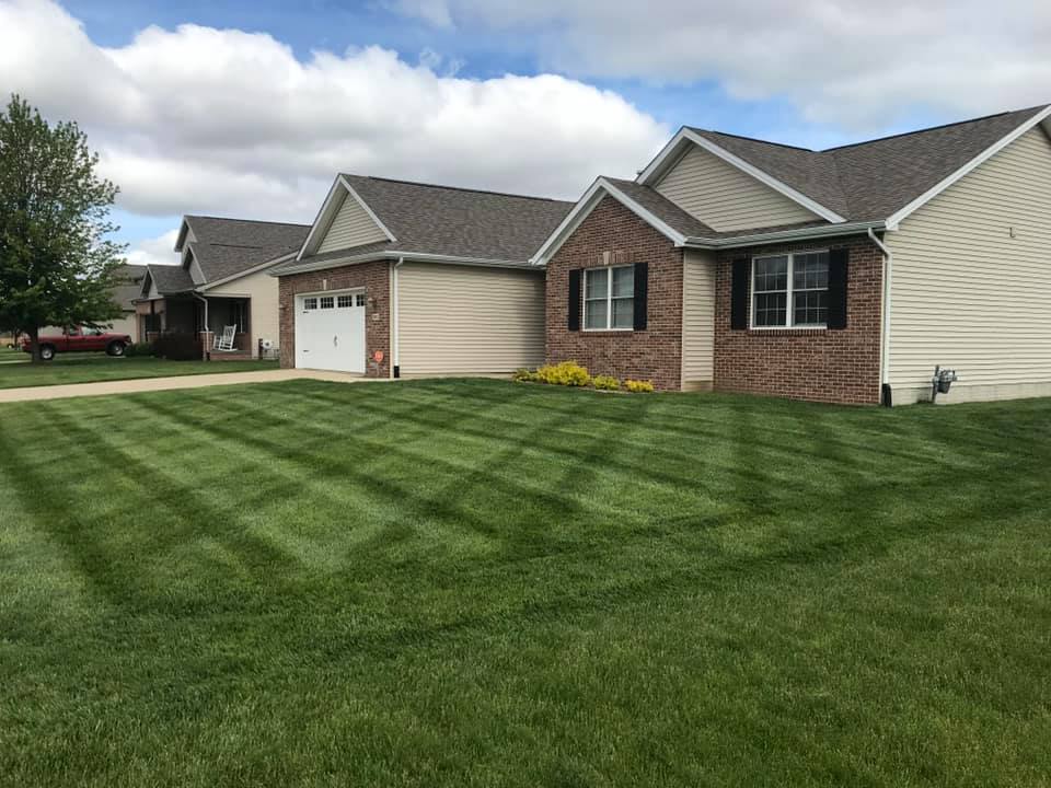 Deep Roots Lawn Care and Landscaping - manicured, mowed lawn - Chatham, IL