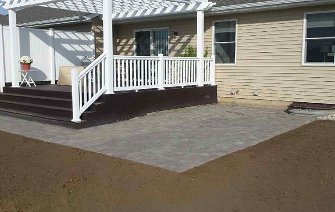 residential concrete patio installation professionals near chatham illinois