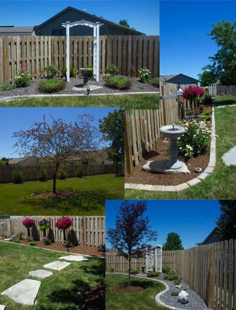 Springfield IL landscaping collage