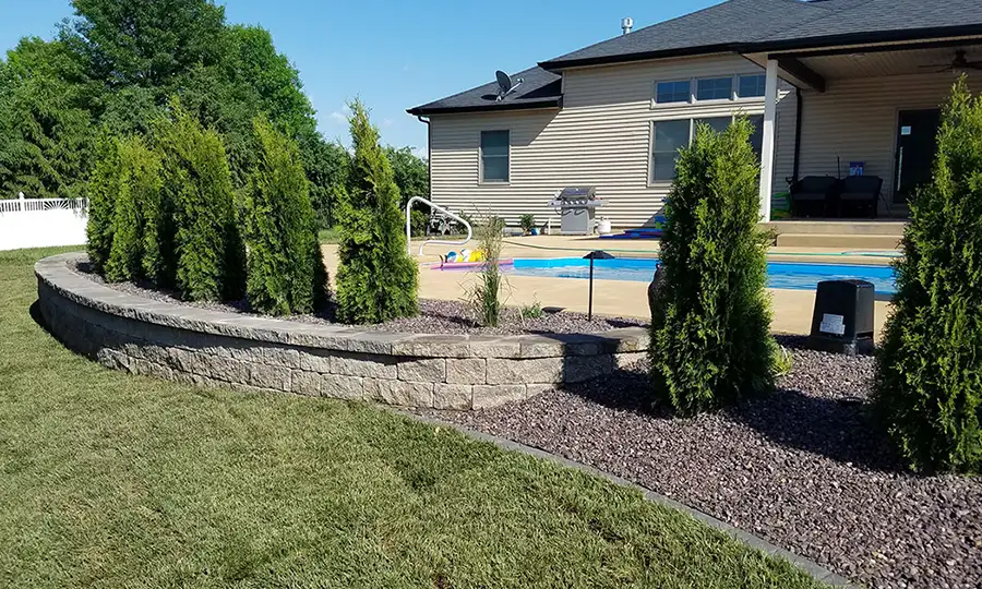 Deep Roots - landscaping services, retaining garden walls - Chatham, IL