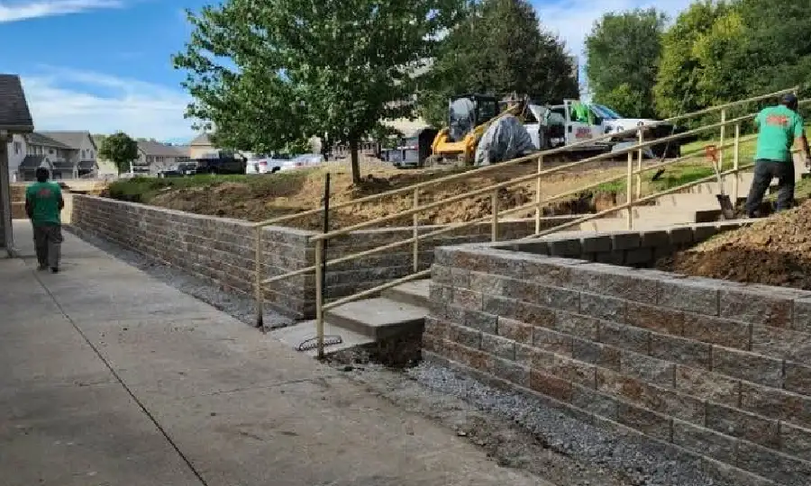 Deep Roots Lawn Care and Landscaping - commercial landscaping services - retaining walls installation - Chatham, IL